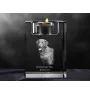 Chesapeake Bay Retriever świecznik kryształowy z psem Art-Dog