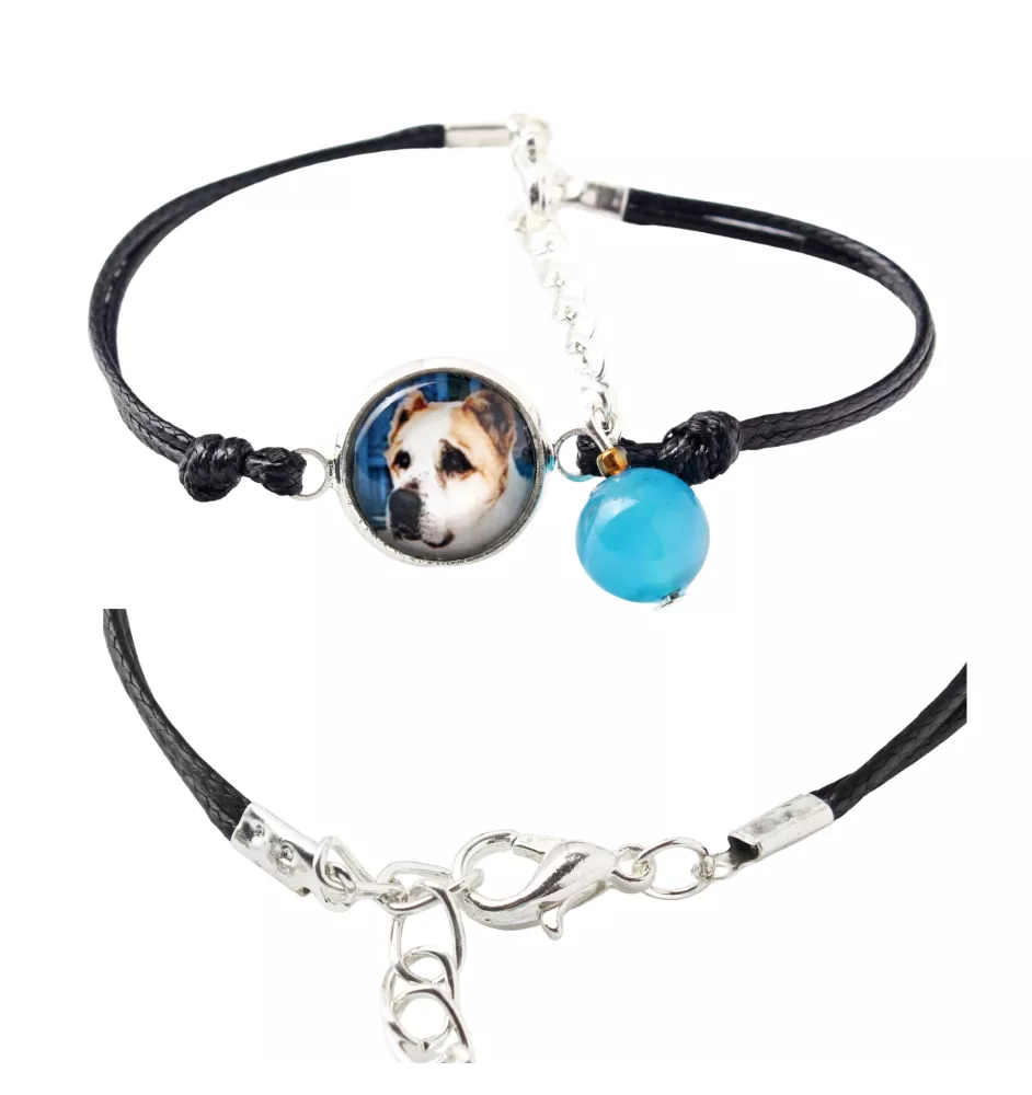 Berger d'Asie Centrale, Sredneasiatskaïa ovtcharka - bracelet dans une boîte avec votre photo, bijoux féminins, cadeau parfait de la marque Art-Dog