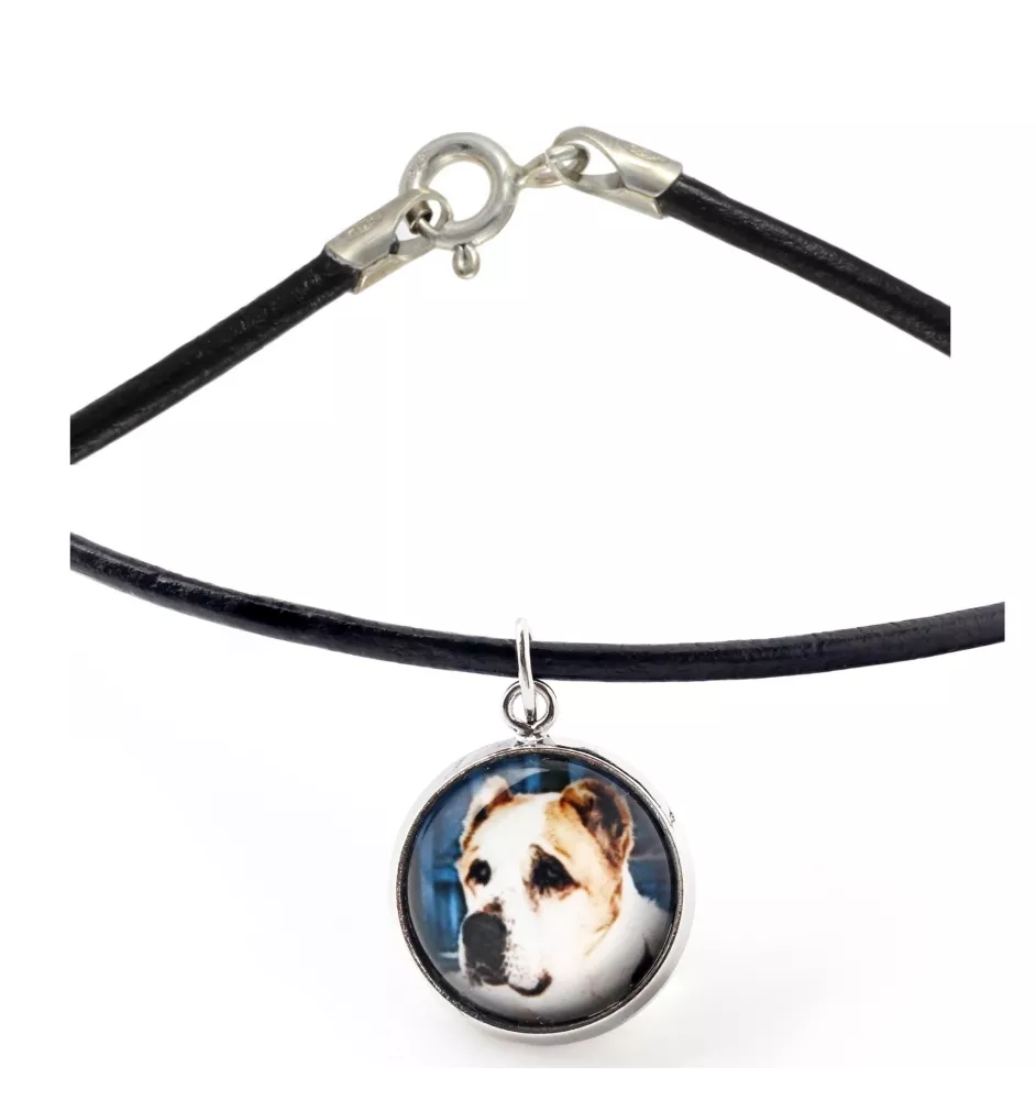 Mittelasiatischer Schäferhund, Zentralasiatischer Owtscharka - Halskette in einer Schachtel, elegante Verzierung, Anhänger der Marke Art-Dog