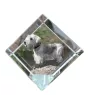 Terier czeski kostka kryształowa z psem Art-Dog