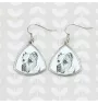 Central Asian Shepherd Dog - dog earrings, hanging earrings with a picture, personalized jewelry with Art-Dog brand print