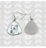 Central Asian Shepherd Dog - dog earrings, hanging earrings with a picture, personalized jewelry with Art-Dog brand print