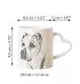 Zentralasiatischer Hirtenhund - Tasse mit Hund, entzückende Tasse mit herzförmigem Henkel, universelles Geschenk der Marke Art-Dog