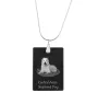 Berger d'Asie Centrale, Sredneasiatskaïa ovtcharka - Pendentif en cristal avec chien, collier en argent avec photo, pendentif personnalisé par la marque Art-Dog