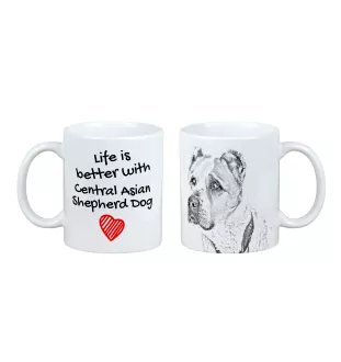 Zentralasiatischer Hirtenhund - Tasse mit Hund, Tasse mit Bild, personalisiertes Geschenk der Marke Art-Dog