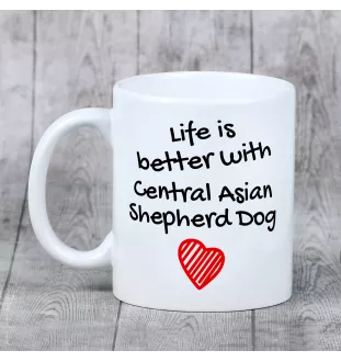 Zentralasiatischer Hirtenhund - Tasse mit Hund, Tasse mit Bild, personalisiertes Geschenk der Marke Art-Dog
