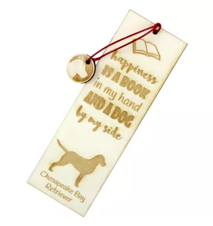 Chesapeake Bay Retriever, Chessie - dog bookmark, personalized bookmark, dog gadget for Art-Dog brand readers