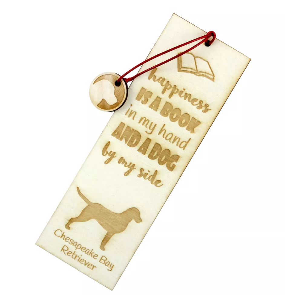 Chesapeake Bay Retriever, Chessie - dog bookmark, personalized bookmark, dog gadget for Art-Dog brand readers