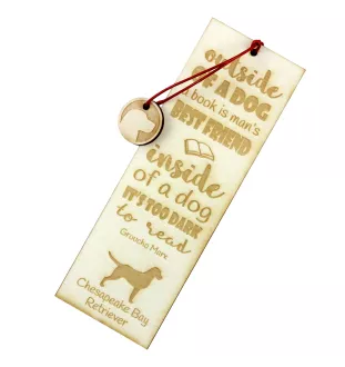 Retriever de la baie de Chesapeake - marque-page pour livre avec chien, marque-page personnalisé, cadeau pour les amateurs de livres de la marque Art-Dog