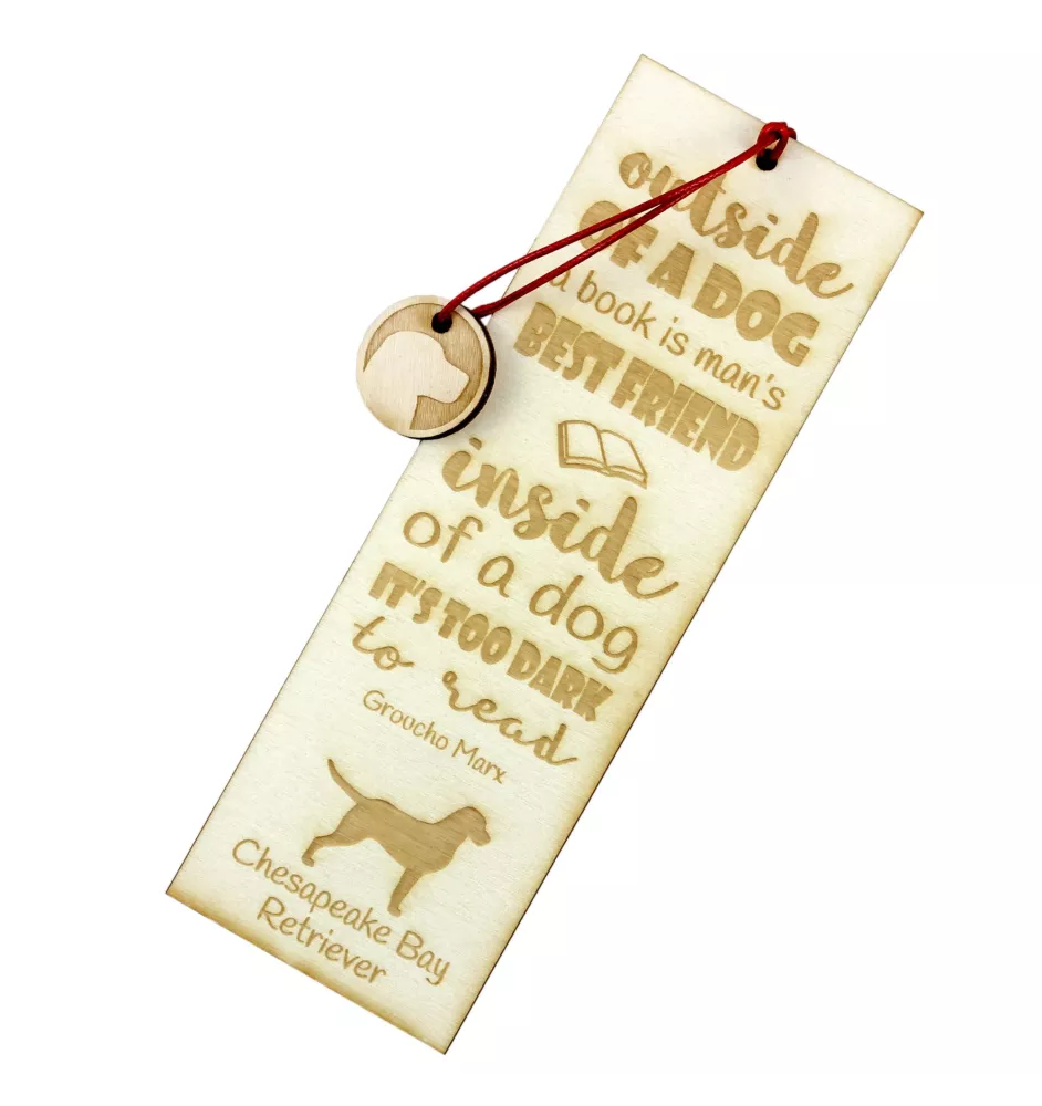 Retriever de la baie de Chesapeake - marque-page pour livre avec chien, marque-page personnalisé, cadeau pour les amateurs de livres de la marque Art-Dog