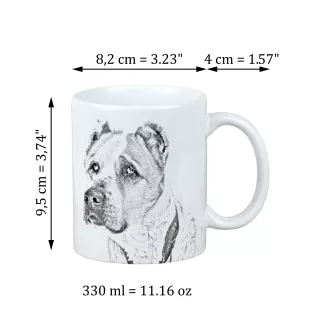 Central Asian Shepherd Dog - cup with a dog, cheerful cup for a dog lover, personalized gift from the Art-Dog brand