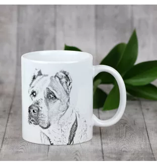 Central Asian Shepherd Dog - cup with a dog, cheerful cup for a dog lover, personalized gift from the Art-Dog brand