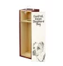 Central Asia Shepherd Dog, Central Asian Shepherd Dog - wine box with a dog, alcohol box with graphics, personalized gift box from the Art-Dog brand