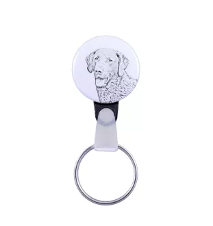 Chesapeake Bay Retriever, Chessie - keychain with a dog portrait, pendant with the brand's own Art-Dog graphics