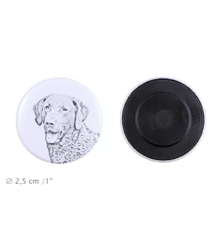 Retriever de la baie de Chesapeake - aimant avec un œil de chien, exceptionnellement léger, aimant puissant, produit fabriqué à la main par la marque Art-Dog