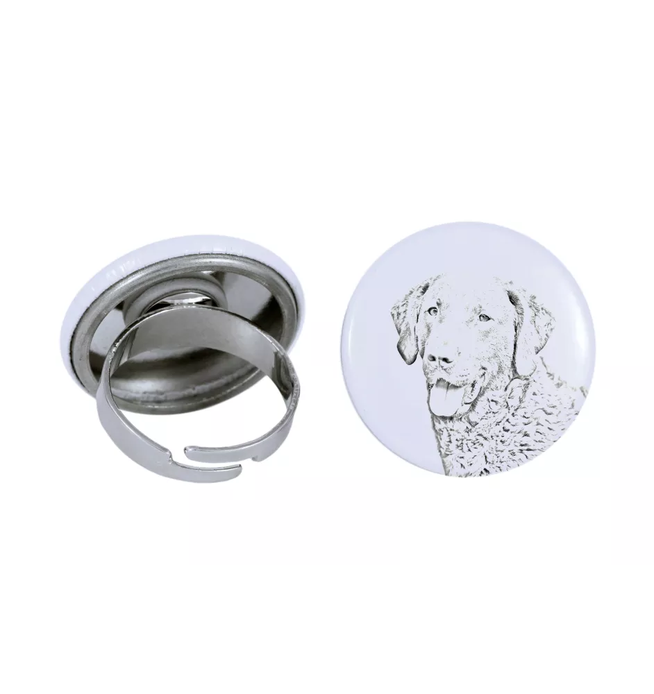 Chesapeake Bay Retriever - Damen Schmuck mit dem Bild eines Hundes, handgefertigtes Produkt, Möglichkeit, Ihr eigenes Foto hinzuzufügen, Marke Art-Dog