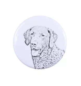 Chesapeake Bay Retriever pierścionek z psem mały Art-Dog