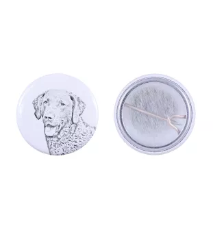 Retriever de la baie de Chesapeake - badge avec votre chien, ajoutez votre propre photo, marque Art-Dog