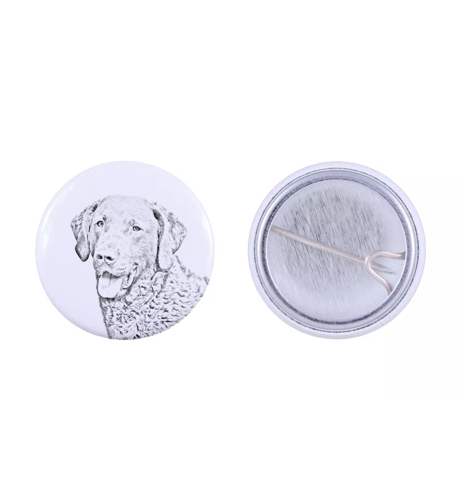 Retriever de la baie de Chesapeake - badge avec votre chien, ajoutez votre propre photo, marque Art-Dog