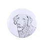 Retriever de la baie de Chesapeake - badge avec votre chien, ajoutez votre propre photo, marque Art-Dog