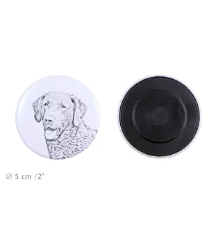 Chesapeake Bay Retriever magnes z psem duży Art-Dog