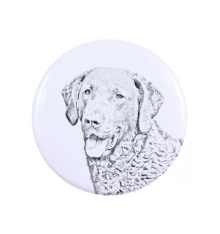 Chesapeake Bay Retriever - Anstecknadel mit Ihrem Hund, fügen Sie Ihr eigenes Foto hinzu, Marke Art-Dog