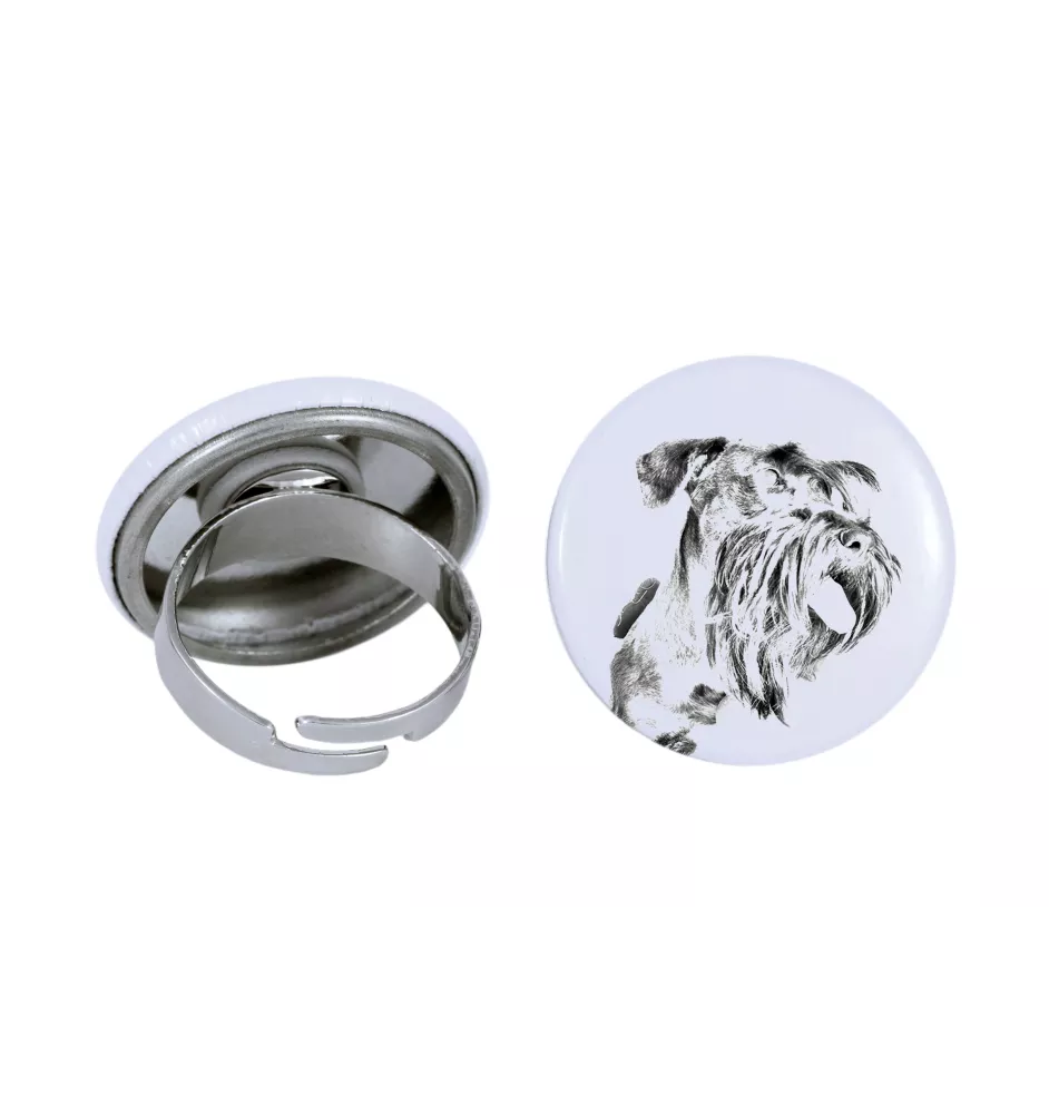 Tschechischer Terrier,   Böhmischer Terrier, Český Teriér - Damen Schmuck mit dem Bild eines Hundes, handgefertigtes Produkt, Möglichkeit, Ihr eigenes Foto hinzuzufügen, Marke Art-Dog