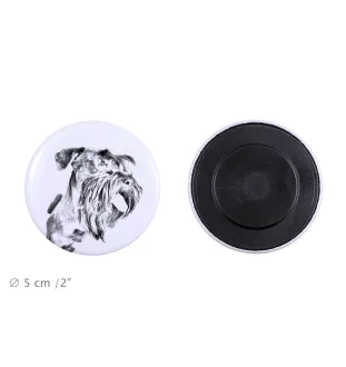 Terier czeski magnes z psem duży Art-Dog