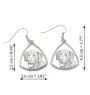 Chesapeake Bay Retriever, Chessie - dog earrings, hanging earrings with a picture, personalized jewelry with Art-Dog brand print