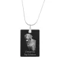 Chesapeake Bay Retriever, Chessie - Crystal pendant with dog, silver necklace with photo, personalised pendant by Art-Dog brand