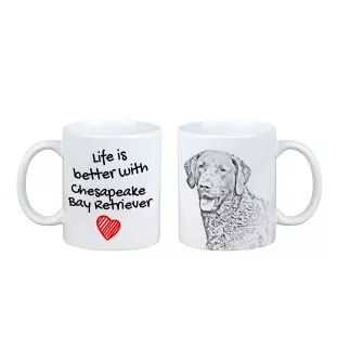 Retriever de la baie de Chesapeake - tasse avec chien, tasse avec photo, cadeau personnalisé de la marque Art-Dog