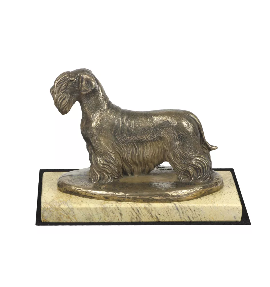 Cesky Terrier, Czech Terrier, Bohemian Terrier - dog figurine, dog silhouette figurine, trophy for Art-Dog dog show exhibition