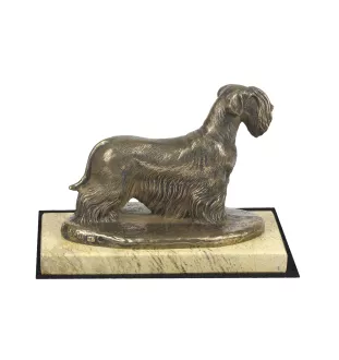 Cesky Terrier, Czech Terrier, Bohemian Terrier - dog figurine, dog silhouette figurine, trophy for Art-Dog dog show exhibition