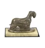 Terrier Tchèque, Cesky Terrier - statuette de chien, figurine de silhouette de chien, trophée pour exposition de chiens de la marque Art-Dog