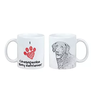 Retriever de la baie de Chesapeake - tasse avec chien, une tasse adorable avec une illustration, un cadeau avec votre photo de la marque Art-Dog