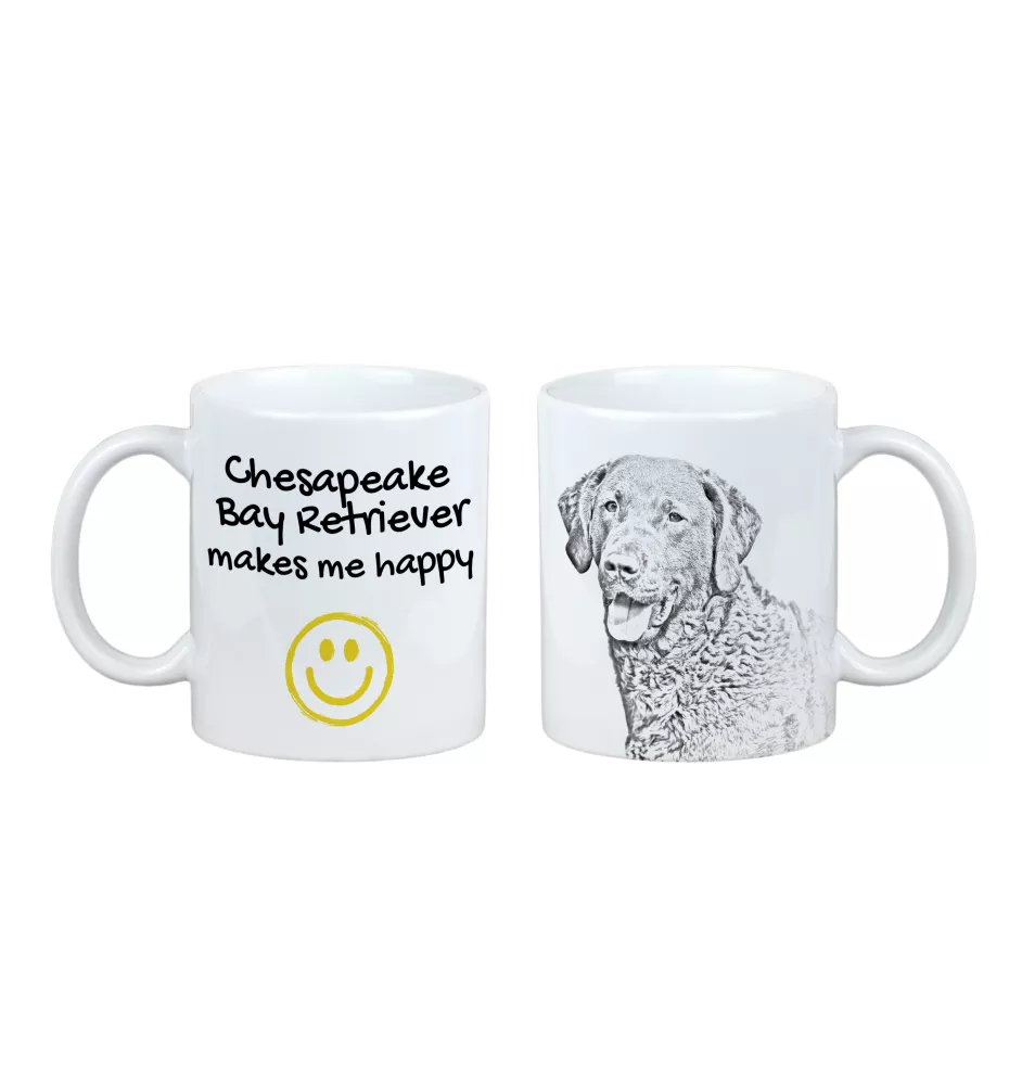Chesapeake Bay Retriever, Chessie - cup with a dog, cheerful cup for a dog lover, personalized gift from the Art-Dog brand