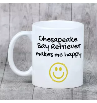 Chesapeake Bay Retriever kubek z psem Makes me happy Art-Dog