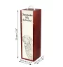 Chesapeake Bay Retriever, Chessie - wine box with a dog, alcohol box with graphics, personalized gift box from the Art-Dog brand