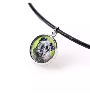 Cesky Terrier, Czech Terrier, Bohemian Terrier - a set of jewelry in a box, necklace, earrings, bracelet, products from the Art-Dog brand