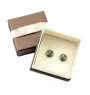 Cesky Terrier, Czech Terrier, Bohemian Terrier - earrings in a box, your photo, handmade jewelry, a product of the Art-Dog brand