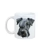 Cesky Terrier, Czech Terrier, Bohemian Terrier - cup with a geometric dog image and the inscription Art-Dog