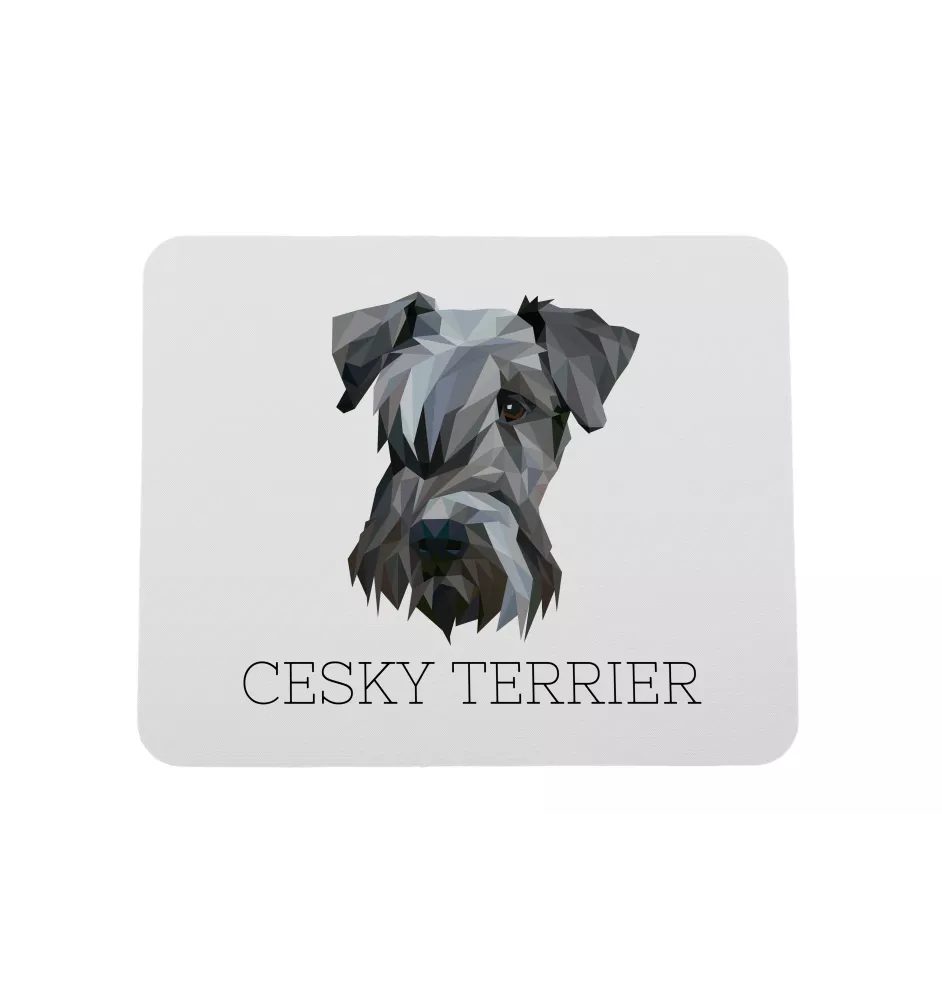 Terier czeski podkładka geometryczny Art-Dog