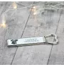 Cesky Terrier, Czech Terrier, Bohemian Terrier - bottle opener with a picture and inscription for beer by Art-Dog