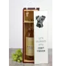 Cesky Terrier, Czech Terrier, Bohemian Terrier - geometric box with a picture and inscription for wine by Art-Dog
