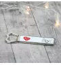 Chihuahua long-haired - bottle opener with a dog, personalized fridge opener, unique gift for a man by Art-Dog brand