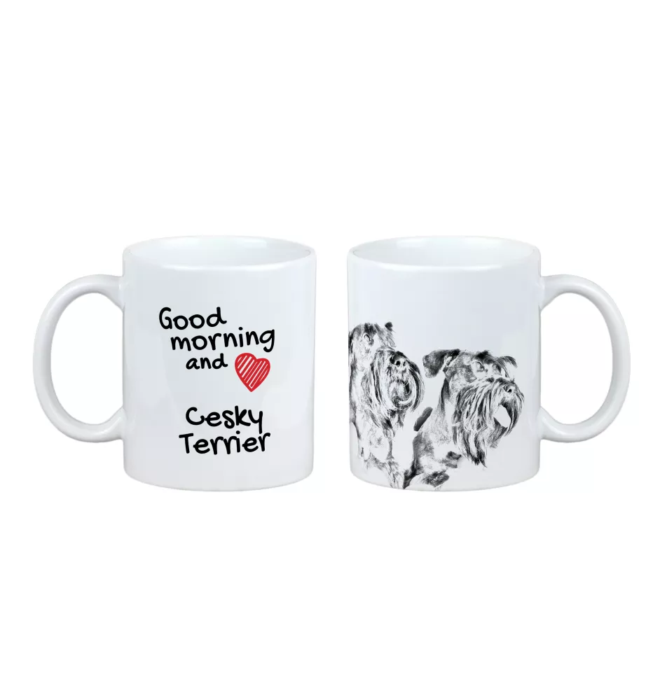 Tschechischer Terrier,   Böhmischer Terrier, Český Teriér - Tasse mit Hund, Tasse mit Bild, personalisiertes Geschenk der Marke Art-Dog