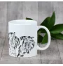 Terrier Tchèque, Cesky Terrier - tasse avec chien, tasse avec photo, cadeau personnalisé de la marque Art-Dog