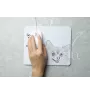Chihuahua Langhaar - Mauspad mit Druck, personalisiertes Mauspad mit Hund, einzigartiges Gadget für Büroangestellte von Art-Dog.