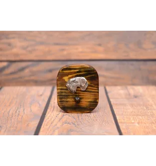 Terrier Tchèque, Cesky Terrier - porte-clés, porte-clés avec chien pour les médailles, crochet pour les clés de la marque Art-Dog