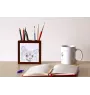 Chihuahua à poil long - porte-stylo avec chien, organiseur de bureau avec impression, décoration de bureau personnalisée de la marque Art-Dog